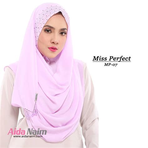 najjah shoppe miss perfect instant shawl by aida naim collection