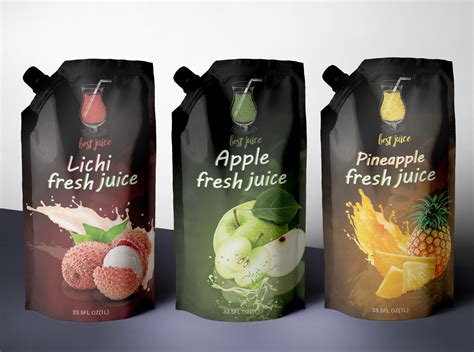 Juice Packaging By Radia Islam On Dribbble