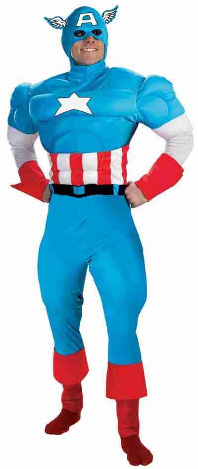Deluxe Captain America Adult Carnival Store