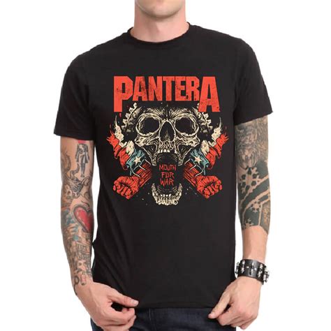 Black Metal Band Pantera T Shirt For Youth Wishiny