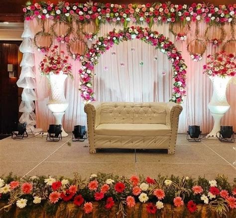 South Indian Wedding Stage Decoration Pictures | Shelly Lighting