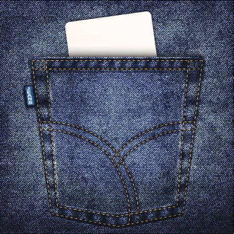 Clip Art Of A Jean Back Pocket Designs Illustrations Royalty Free