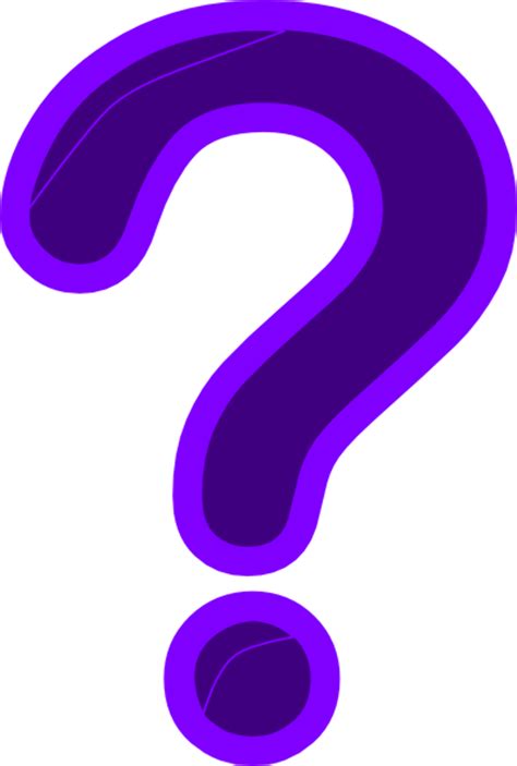 Download High Quality Question Mark Clip Art Purple Transparent Png