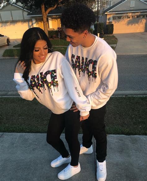 Cute Couples Matching Outfits Crew Neck Matching Jordan Outfits For