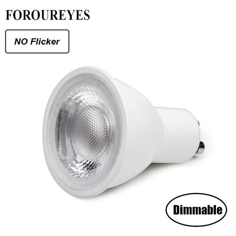 Led dimmable recessed ceiling down light bulbs equivalent 50w incandescent rk372. Dimmable GU10 led bulb No flicker AC220V 5W COB Super ...