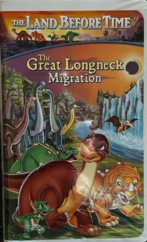 the land before time x the great longneck migration vhs movie 61408 etsy