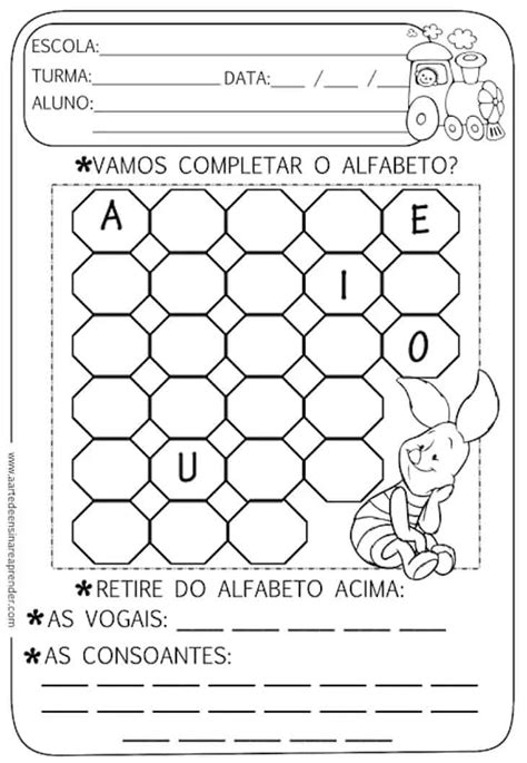 Atividade Para Educação Infantil 5 Anos Blog Ana Giovanna