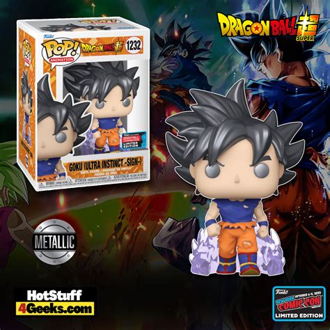 Funko Nycc 2022 Goku Ultra Instinct Funko Pops Metallic