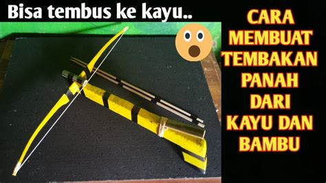 Kalau kursi bisa dibuat dari bambu, maka mejanya pun juga bisa. CARA MEMBUAT TEMBAKAN PANAH DARI KAYU DAN BAMBU - YouTube