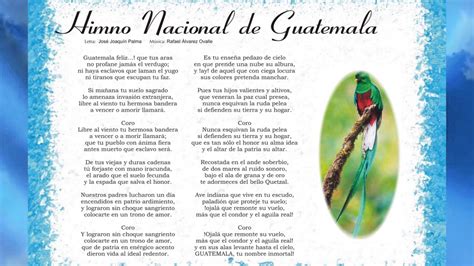 Original Himno Nacional De Guatemala Youtube
