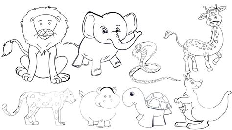 About for books how to draw zoo animals: Zoo Animals Easy Drawing For Kids Step By Step Animals - How to draw an elephant drawing easy ...