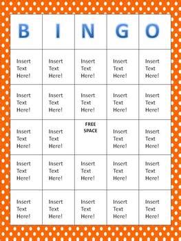 Play to win, get in & enjoy your special welcome bonus. Blank Bingo Cards! by 1st Grade Salt Life | Teachers Pay Teachers