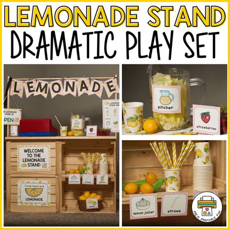 lemonade stand pre k dramatic play