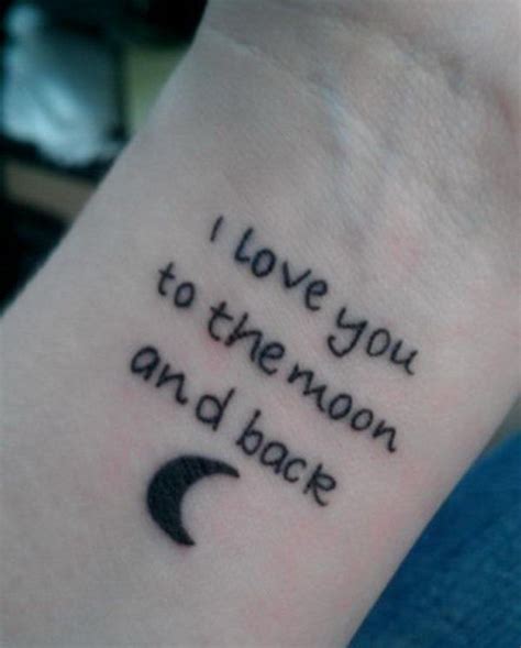20 I Love You To The Moon And Back Tattoo Ideas I