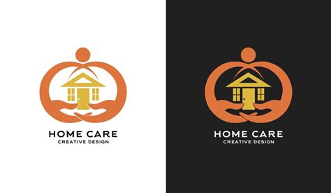 Home Care Logo Design Elements 3551724 Vector Art At Vecteezy