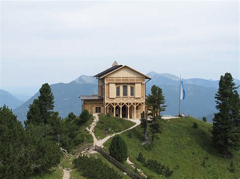 Das schachenhaus liegt auf 1866 hm. Schachenhaus, la casa di caccia di Re Ludwig II