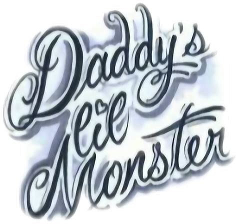 Daddys Lil Monster 104 Followers Harley Quinn Tattoo Guide Clipart