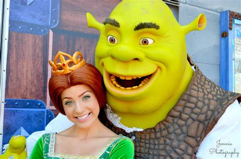 This shrek photo might contain anime, comic book, manga, and cartoon. Shrek and Fiona | * DO NOT SCREENCAP * | Jennie Park mydisneyadventures | Flickr