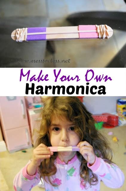 Just pick a song you've written or even still, i believe anyone with the right kind of ambition could make an even more involved creation. Making Music - Homemade Harmonica - Mess for Less