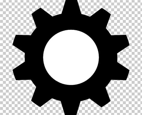 Black Gear Png Clipart Bicycle Gearing Black And White Black Gear