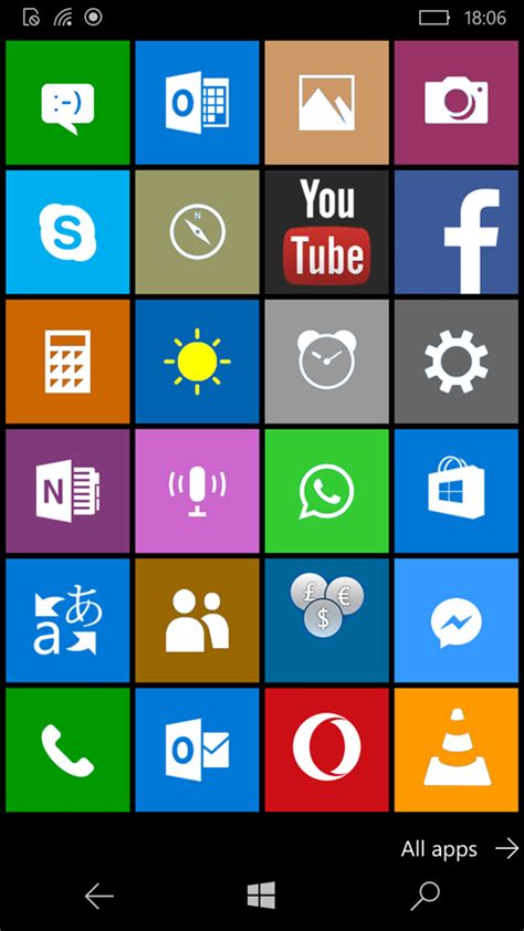 Home screens are not identical because users rearrange icons as they please, and home screens often differ across mobile operating systems. Windows mobile home screen icons - Microsoft Community