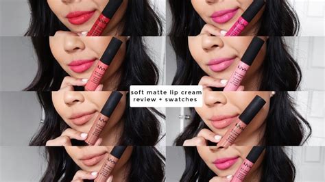 Nyx Soft Matte Lip Cream Swatches