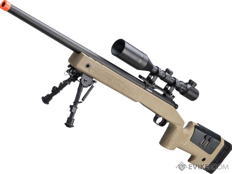 Cyma Usmc M A Bolt Action Airsoft Sniper Rifle Package Desert Gun