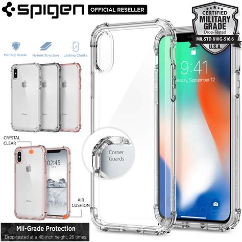 Iphone X Case Crystal Shell Spigen