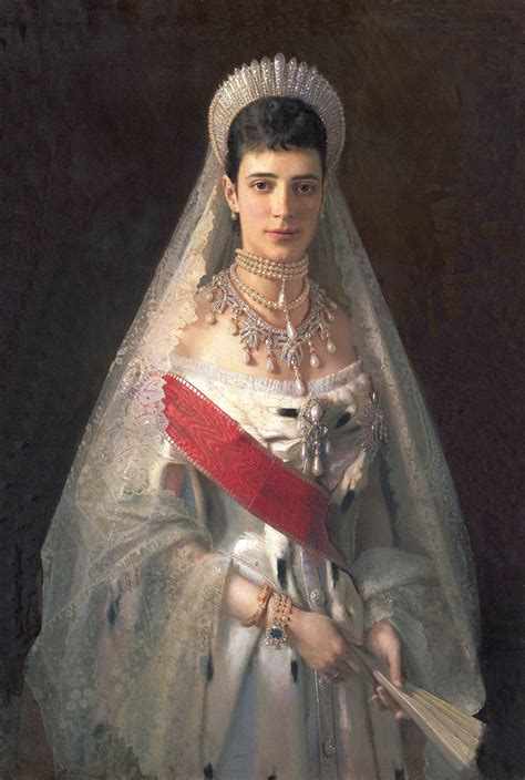 1882 Maria Feodorovna By Ivan Nikolayevich Kramskoi State Russian