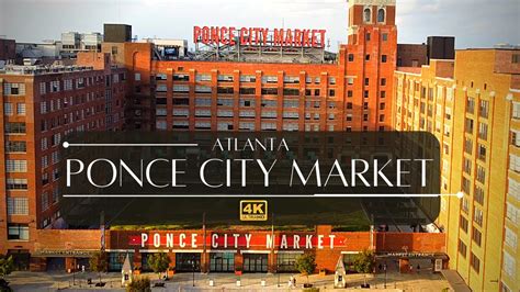 Ponce City Market Atlanta Ga Tour Food Rooftop Youtube
