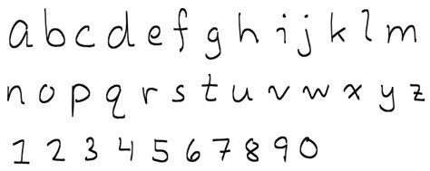 Writing fonts include both printing and cursive styles and is less artistic than formal calligraphy. board use - What is a good handwriting font for ...