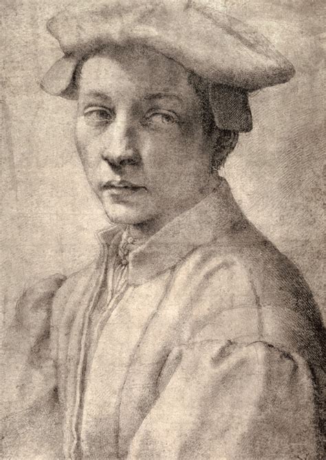 Portrait Study Of A Young Boy Michelangelo Buonarroti As Art Print