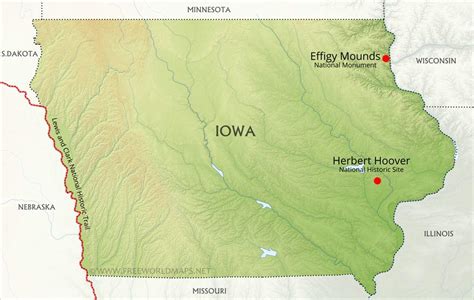 Iowa Mountain Ranges
