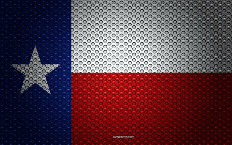 Download Wallpapers Flag Of Texas 4k American State Creative Art