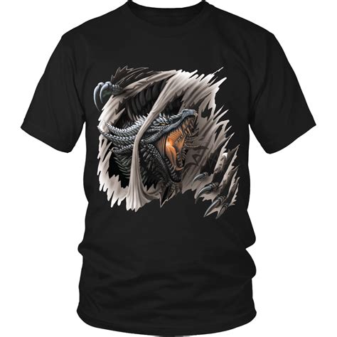 Dragon Shirt Unisex Men's and Women's T Shirt Funny Dragon Design shirt ...