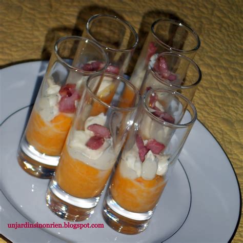 Verrine de potiron au fromage frais