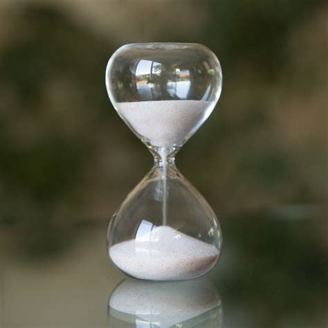 5 Minute Glass Timer With Natural Sand Justhourglasses