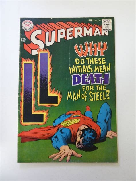 Superman 204 1968 Vg Condition Comic Books Silver Age Dc