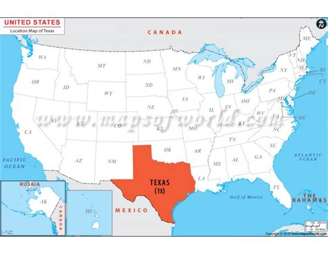 Buy Texas Location Map