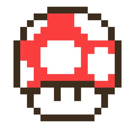 Featuring a massive pixel art gallery, forum, mockups, games, links, icons, downloads and sprites. Mushroom | Pixel Art Maker