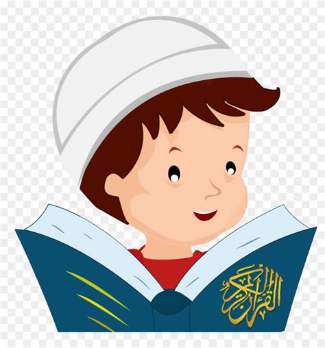 Children Reading Quran Clipart School