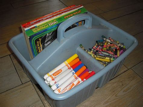 Quick Tip For Organizing Crayons Markers And Coloring Books Mark