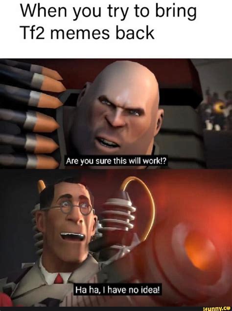 When You Try To Bring Tf2 Memes Back Are You Sure This Will Work V