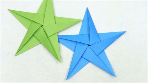 Paper Star Folding Easy Origami Star For Beginners Youtube