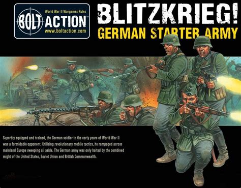 Bolt Action Wwii Wargame Axis Blitzkrieg German Starter Army Miniatures