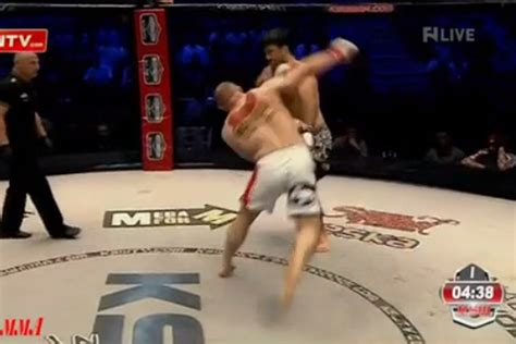 Video Mariusz Pudzianowski Knocks Out Rolles Gracie In 27 Seconds At Ksw 31 Mma Fighting