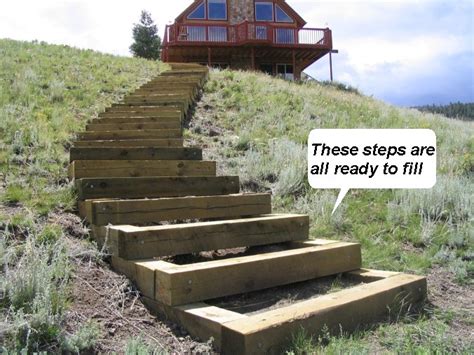 How To Build Steps Up A Hill