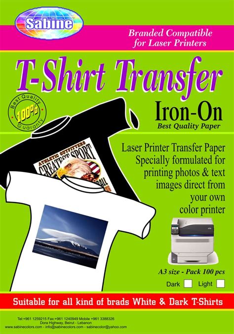 Laser Transfer Papers Sabine Colors Lebanon