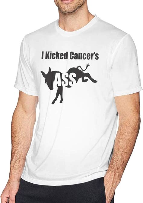 I Kicked Cancers Ass Mans T Shirt Casual T Shirt Fashion