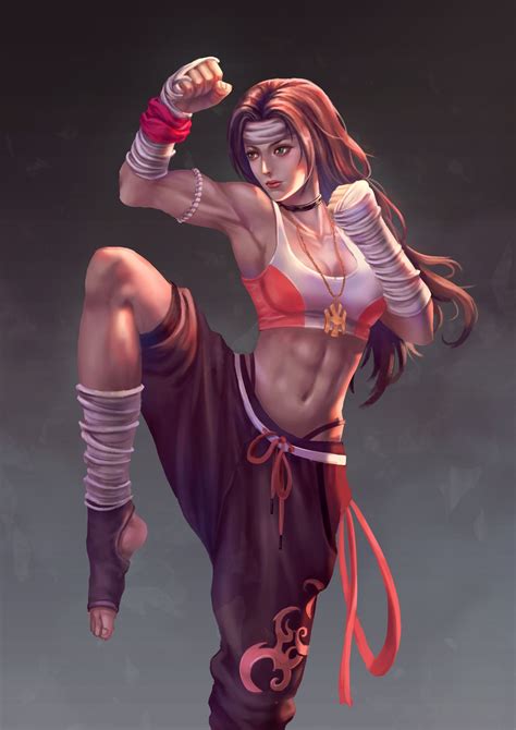 Female Martial Girl By Takashi Tan Fantasy Girl Character